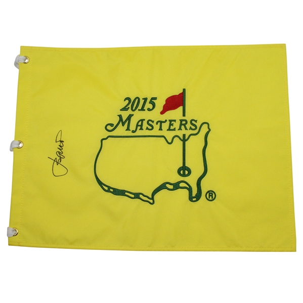 Jordan Spieth Signed Masters 2015 Embroidered Flag JSA COA