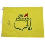Jordan Spieth Signed Masters 2015 Embroidered Flag JSA COA