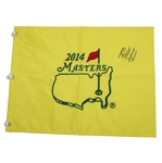 Bubba Watson Signed 2014 Masters Embroidered Flag JSA COA