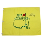 Bubba Watson Signed 2012 Masters Embroidered Flag JSA COA