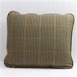 Masters Leather Decorative 'Club House' Pillow