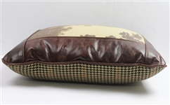 Masters Leather Decorative 'Club House' Pillow