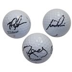 Lot of Three Signed 104th Open Championship @ St. Andrews Logo Golf Balls JSA COA