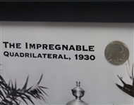 1930 Bobby Jones 'The Impregnable Quadrilateral' Commemorative Framed Picture with 1930 Nickel