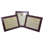 Jack Fleck PGA Member Certificate, and Two National Golf Foundation Facility Member Certs 