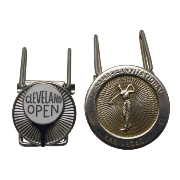 Fleck PGA Contestants Money Clips 60s Cleveland Open 63 Sahara Inv.(Nicklaus Win!) 