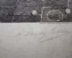 W. Dendy Sadler James Dobie Original signed Golf Print 1915 A Little Practice - Gifted to Bobby Jones