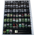 Multi-Signed Uncut Sheet of GSV Cards -  PICARD Signed! JSA COA
