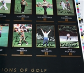 Multi-Signed Uncut Sheet of GSV Cards -  PICARD Signed! JSA COA