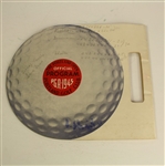 1945 PGA Portland Open Program at Portland GC - Ben Hogan Winner