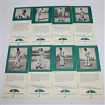 Jack Burke Signed Complete Set of '8 Ways to 80' Instruction Cards JSA COA