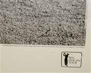 Ben Hogan Signed Famous 1950 US Open at Merion 1-Iron Shot - 34 1/2 x 30 Poster JSA ALOA