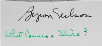 Lot of Four Byron Nelson Signed Original Photos from 'Winning Golf' JSA COA