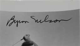 Lot of Four Byron Nelson Signed Original Photos from 'Winning Golf' JSA COA
