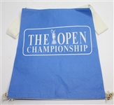 Nick Faldo Signed 'The Open' Blue Caddy Bib JSA COA
