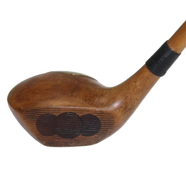 Spalding Triple Insert Hickory Shaft Wood - Brass Counter Weight