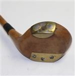 Spalding Triple Insert Hickory Shaft Wood - Brass Counter Weight