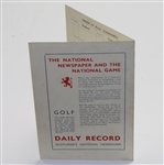 1933 England vs Scotland Boys International Match Program - Multi-Signed 
