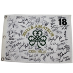 Field Signed 2011 US Amateur at Erin Hills Embroidered Flag - Including Spieth JSA COA
