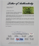 Masters UNDATED CHAMPS FLAG with 34 Signatures - FULL PSA/DNA One of the Finest Known!