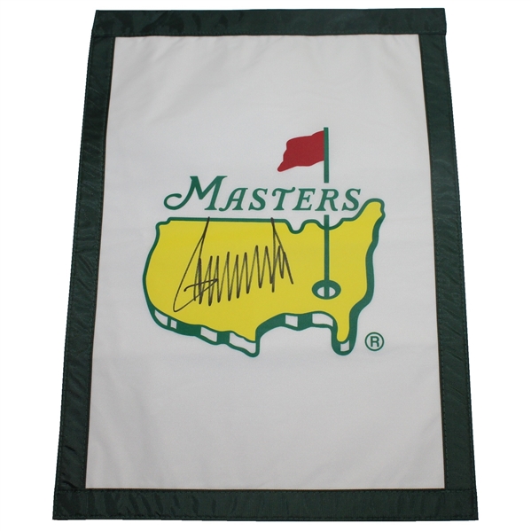 Donald Trump Signed Masters Undated Garden Flag PSA/DNA #Z01472