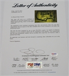 Arnold Palmer & Jack Nicklaus Signed Augusta National GC Members Flag PSA/DNA #O01174