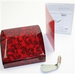 Hand Carved 'Hole-In-One' 4-Iron from Untreated Natural Jadeite Jade w/Sterling Silver and Diamond - Box and GEM ID Report