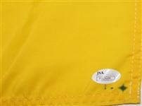 Zach Johnson Signed 2014 OPEN Championship @ St. Andrews Flag JSA #M62604