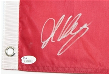 Martin Kaymer Signed 2014 US Open at Pinehurst Flag JSA #L57678