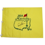 Arnold Palmer Signed 2014 Masters Embroidered Flag PSA/DNA #Y04188