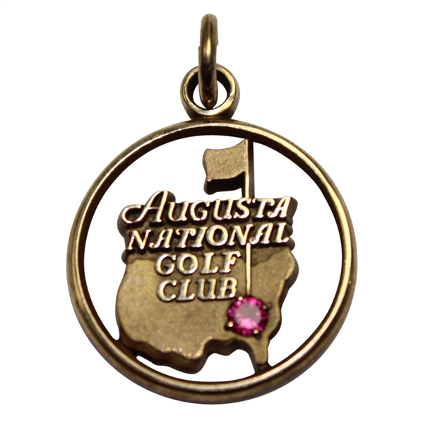 Service Pin Ruby Lot Detail - Augusta National Long Term Employee Service Pin - Logo ...