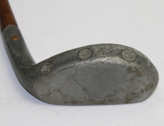 Lot Detail - Vintage Alluminum Head Putter with Lead Inserts and Wood Shaft