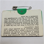 1968 Masters Tournament Badge - #20592 - Bob Goalby Winner