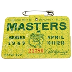 1969 Masters Tournament Badge #21280 - George Archer Winner