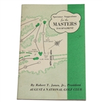 1951 Masters Spectator Guide - Ben Hogan 1st Masters Victory