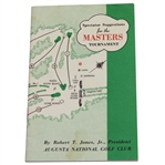 1954 Masters Tournament Spectator Guide - Sam Snead 3rd Masters Victory