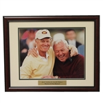 Jack Nicklaus & Arnold Palmer "Masters of the Masters Photo - Framed