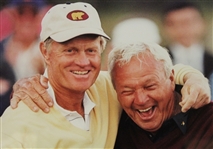 Jack Nicklaus & Arnold Palmer Masters of the Masters' Photo - Framed