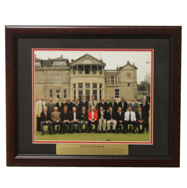 British Open Legends Past Champions  at St. Andrews for British Open Photo - Framed
