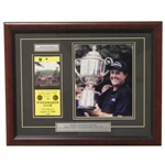 Phil Mickelson 2005 PGA Championship at Baltusrol Photo with Ticket - Framed