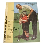 Jack Nicklaus Signed 1966 Thunderbird Classic Daily Pairing Program JSA ALOA