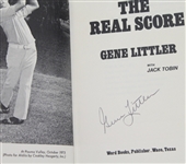 Lot of Three Gene Littler Signed 'The Real Score' Books JSA ALOA