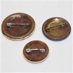 Lot of Three Contestant Badges - Reading Open, Glen Arven, and Blank Contestant