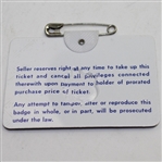 1966 Masters Tournament Badge #22289 - Jack Nicklaus 3rd Masters Victory