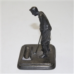 Quill Pen Holder With Figural Knicker Clad Golfer - Putting