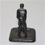 Quill Pen Holder With Figural Knicker Clad Golfer - Putting