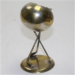 Standing Single Circular Cigarette Ash Tray with 3 Clubs Base