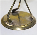 Standing Single Circular Cigarette Ash Tray with 3 Clubs Base