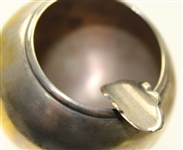 Standing Single Circular Cigarette Ash Tray with 3 Clubs Base