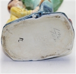 Majolica Young Ceramic Golfer Bud Holder - 8501